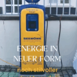 E-Ladestation direkt vor dem Hotel