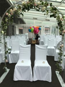 Glaspavillon Hochzeit 2