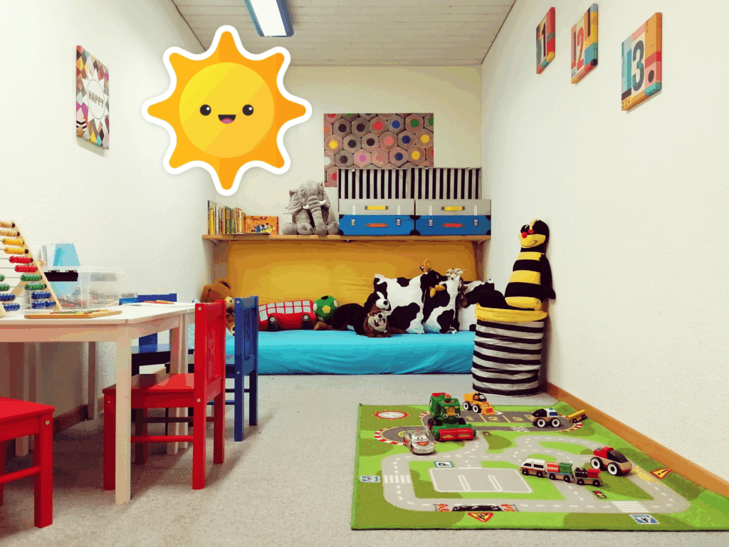 farbenfrohes Spielparadies