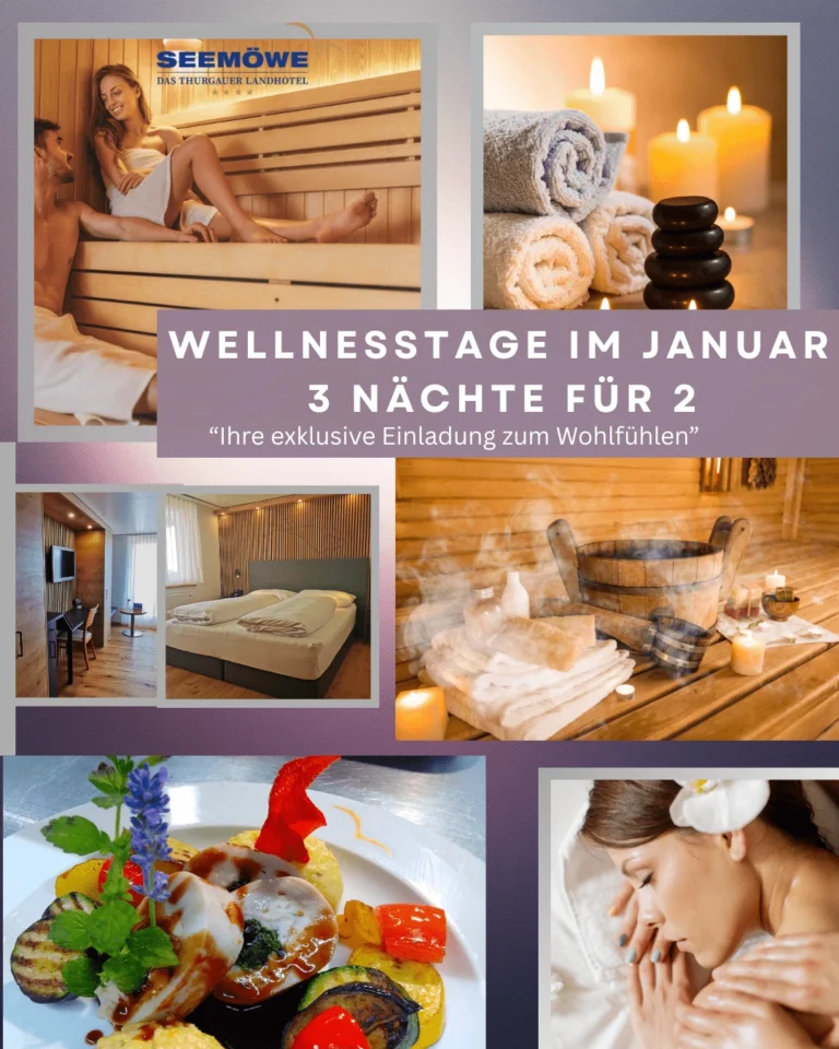 Wellnesstage im Januar 2026, 3 für 2 Aktion