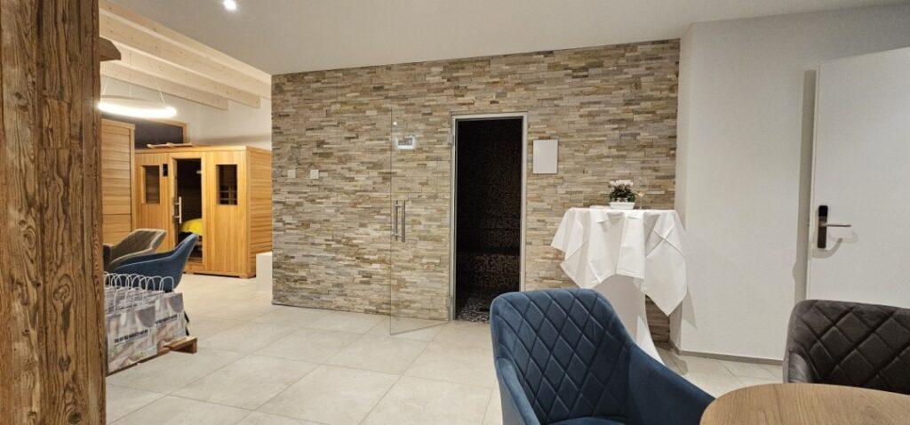 Bereich mit Dampfbad